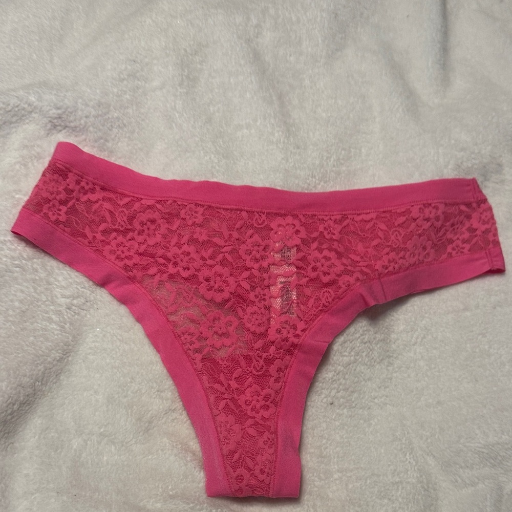 Victoria's Secret Fuchsia Lace Panties